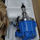 A-Team Performance Complete HEI Distributor - Ignition Module - Straight 6 Cylinder 240 and 300 (65K Coil, One Wire Installation, Blue Cap) - Compatible with Ford F100, F150, F250, E100, E150