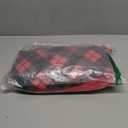 cyeollo 2 Pack Large Dog Sweater, Fleece Vest Pullover Sweatshirt Reflective Lightweight Christmas Pet Clothes for Large Dogs Dog Winter Coat Boy & Girl Pet Apparel, Red & Buffalo Plaid XXXL