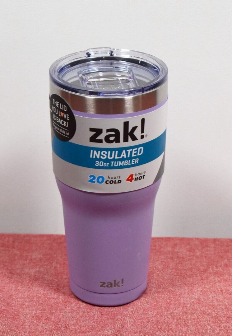 Zak Stainless Steel Strong 30oz Purple
