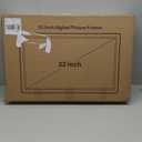 Uhale 32" Extra Large Digital Picture Frame 64GB, WiFi Photo Frames 1920 x 1080 FHD IPS Display with Remote Control, Wall Mounted, Slideshow, Support USB and SD Card, Instantly Share Photos Videos