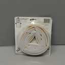 Duck MAX Strength Silicone Weatherstrip Seal, Self-Adhesive Premium Weatherproofing, .3125-Inch x .25-Inch x 17 Feet Long Total, White, 1-Roll, 281209