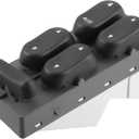 ACROPIX Front Left Driver Side Master Power Window Switch Fit for Ford Expedition Excursion F-250 Super Duty No.XL1Z14529BA - Pack of 1 Black