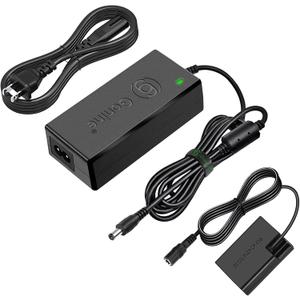 Gonine for Canon LP-E17 R50 Dummy Battery and ACK-E18 Continuous Power Supply AC Adapter Kit, fit for Canon EOS Rebel R50 RP R8 R10 R100 T7i T6i T8i T6s SL2 SL3 850D 77D, Kiss X8i X9i X10 Cameras.