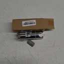 OSDUE Shower Head Holder, 16-27mm Slider Bar Adjustable Shower Head Holder for Slide Bar Slider Clamp Bathroom Replacement, 360 Degree Rotating Sprayer Holder with 2 Hooks, Chrome Finish - Silver (White)