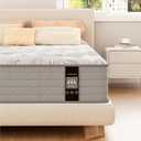 Twin Mattress, 12 Inch Hybrid Mattress in a Box with Gel Memory Foam, Pocket Spring, Pressure Relief, Medium Firm Feel, CertiPUR-US, 39"x75"x12"