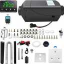 Diesel Air Heater Intelligent 12V/8KW Parking Heater,Diesel Heater with Digital Display Screen 9L Fuel Tank and Muffler,Suitable for RV,Trailer,Truck,BoatJB-017)