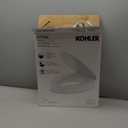 KOHLER 25875-0 Hyten 3" Height, Elevated Soft Close Elongated Toilet Seat, Contoured Seat with Grip-Tight Bumpers, Quick-Attach Hardware, No Slam Toilet Seat, White