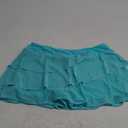 Aleumdr Women's Waistband Layered Swimdress Ruffle Swim Skirt Swimsuit Bottom(Available in Plus) (XX-Large, Green)