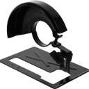 Angle Grinder Stand Set with 5.3"(1.9" Bore) Guard & Adjustable Cutting Bracket - Compatible with 4-1/2 Inch Grinders, Metal/Woodworking Safety Accessories