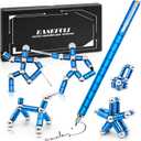 Magnetic Fidget Pen Toys for Adults Teens Cool Birthday Gifts for Young Men Unique Gifts for Teenage Boys Novelty Christmas Stocking Stuffers Gadget for Men Teen Boy Personalized Gifts (Blue)