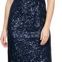 Alex Evenings Women's Short Cocktail Dress, Wedding Guest, Formal Event (Petite and Regular Sizes) (Purple, M) Size 18