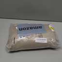 Simplebrand Ava Stone Blackout Curtains for Bedroom 63 Inch Length 2 Panels Set, Solid Thermal Insulated Energy Saving Rod Pocket Window Treatment Curtains Blackout Drapes, W40 x L63 Inch, Stone