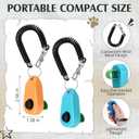 16 Pcs Dog Training Clickers with Wrist Bands Multicolor Pet Dog Cat Training Clickers & Behavior Aids Portable Pet Train Tools Supplies for Behavior Exercise