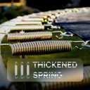 72 Pieces Trampoline Springs Replacement with T-Hook Heavy Duty Stainless Steel Trampoline Springs