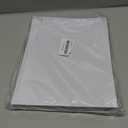 120-Pack White Shimmer Metallic Golden Double-Sided Cardstock | 8.5x11 Inches 244GSM | Laser Printer Friendly for Weddings, Birthdays & Crafts