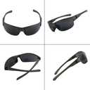 3 Pairs Bifocal Sunglasses for Men and Women, Half Rim Outdoor UV Protection Reader Glasses