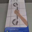 TAILI Grab Bars for Bathtubs and Showers 2 Pack Suction Grab Bar, Heavy Duty Shower Handle Removable Bath Handrails for Seniors and Elderly, Bathroom Safety Grip No Drilling Waterproof,Grey (16.8", Gray)