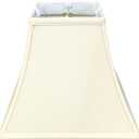 Royal Designs Square Bell Basic Lamp Shade, Eggshell, 6 x 12 x 10.5 (6 x 12 x 10.5, Eggshell)