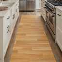3'×10' Non Slip Vinyl Floor Runner Waterproof 1.8mm Thick,Woodgrain Pattern Vinyl Runners for Hallway , Kitchen, High Traffic, Low Profile Area Plastic Floor Runner,Wear Resistant PVC Rug Cover Roll