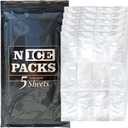 Nice Packs Reusable Dry Ice Packs for Coolers, Lunch Boxes, Frozen Food Shipping - Flexible and Long Lasting (5 Extra Large Sheets)