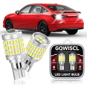 921 912 LED Reverse Light Bulbs Fit for Honda 2013-2025 Civic Sedan, 6000K Cool White, 600% Brightness with HD Projector Back Up Light Bulb, Plug and Play, Pack of 2