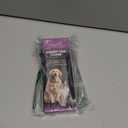 Poodle Dematting Fur Rake Comb Brush for Dogs and Cats - Long 2.5" Steel Safety Blades Metal Comb for Detangling Matted or Knotted Undercoat Hair (Purple)