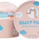 Megababe Body Powder Applicator - Dust Puff | Oversize (6 x 3) Powder Puff | Powder Sold Separately