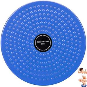 Body Waist Twister, Waist Disc Trainer Board ABS Twist Waist Disc Board Body Building Twister Plate Weight Loss Foot Massage Plate (BLUE)