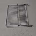 Youeon Foldable Dish Drying Rack with Drip Tray, Stainless Steel 2 Tier Dish Drainer Rack, Collapsible Dish Drainer, Folding Dish Rack for Kitchen Sink, Countertop, Cutlery, Plates, Dishes
