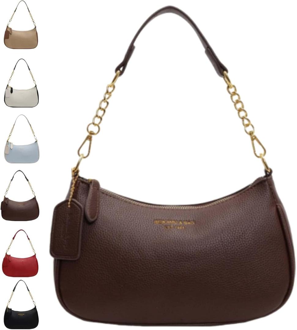 Crossbody Bags for Women Trendy Crescent Shoulder Underarm Small Purse Retro Classic Hobo Clutch Handbag Fashion Y2K (Coffee)