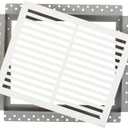 CliqueElite 14"x8" Magnetic Air Return Vent by Luxairy Vents - Flush Mount, Removable Cover, Durable & Paintable, for Ceilings & Walls, Drywall Compatible, Easy Access Panel