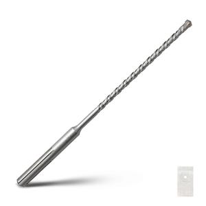 3/8 x 15 inch SDS Max Rotary Hammer Drill Bit, 10x380mm Carbide Tip Masonry Drill Bit,Concrete Drill Bit for Masonry, Brick, Stone, Concrete (Length :380mm / 15 inch, 10mm (3/8 in) Diameter)