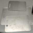 3-Pack Titanium Cutting Boards for Kitchen, Non-Slip & Double-Sided Design, 100% Pure Titanium Food-Grade Non Toxic Cutting Board, Knife-Friendly, Dishwasher Safe