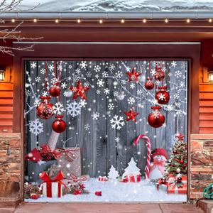 Christmas Banner Snowman Decorations, Single Christmas Mural Cover Indoor Outdoor Merry Christmas Backdrop Christmas Decorations