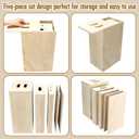 Novabright 5 Size Standard Apple Boxes for Photography, Wooden
Nesting Photography Studio Blocks, Magnetic Lid, Multifunctional, Adjusting Height, for Film Photo Shoots Photo Studio Film