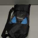 Greatever Snorkel Fins Adjustable Buckles Open Heel Swim Flippers Travel Size Short Swim Fins for Snorkeling Diving Swimming Adult Men Womens (Black)