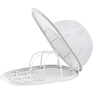 Hat Washer Cage Hat Cleaner for Baseball Caps Fit for Adults and Kids Hats, White (Hat Bag-1 Pack)