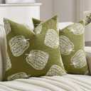 FUTEI Fall Pumpkins Throw Pillow Covers 18x18 Inch Set of 2,Soft Faux Cashmere Cushion Case for Autumn Thanksgiving Holiday Home Decorations