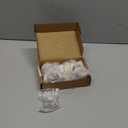 Asidrama 10 Pack Brushed Gold Kitchen Cabinet Knobs Square Drawer Cabinet Hardware Zinc Knobs for Dresser Drawers (Single Hole Knob)