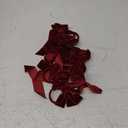 Bow Napkin Rings Set of 6 Luxury Soft Burgundy Velvet Napkin Holders, Elegant Bow Design for Christmas Holiday Dinner Wedding Party Table Decor