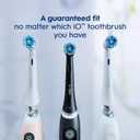 Oral-B iO Series Ultimate Clean Electric Toothbrush Replacement Brush Heads for an Oral-B Electric Toothbrush, 4 Count, Black
