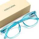 2 x NOVIVON Reading Glasses for Women, Blue Light Blocking Readers, Computer eye glasses, Cheaters