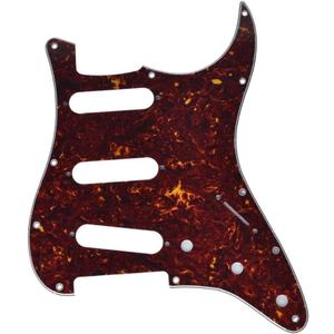 KAISH 11 Hole ST/ Strat Style Pickguard SSS Pick Guard for USA/ Mexico Stratocaster/ Strat Vintage Tortoise