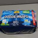 Bodhi Dog Disposable Male Dog Diapers - Super Absorbent, Leak-Proof Pee Wraps - Adjustable Fit, Comfortable Design, Advanced Moisture Control, and Wetness Indicator - Small (20 Count)