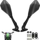 Mokuo Foldable Motorcycle Mirrors Fit for Ninja 250 ZX6R 636 300R EX300 ABS 2011-2018 / Ninja 400 2018-2023 / kawasaki ninja 500 accessories/Ninja 650 Mirrors