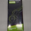 Cordless Electric Scissors: 4V Rechargeable Rotary Cardboard Cutter, 3000mAh Battery, with LED Light & Safety Lock, 2 Blades, Electric Box Cutter for Fabric Carpet Carton Plastic Leather Cloth (Green)