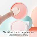 50 Pcs Finger Mini Makeup Sponge Set for Foundation, Concealer, Face Powder, Under Eye Setting, Cosmetic Tool 