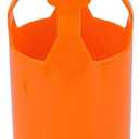 Leaf Blower Air Booster Amplifier Nozzle Extension for 2-4" Tubes  HighEfficiency Airflow Accelerator Attachment for Yard & Lawn Cleanup (Orange)