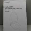 Brondell Bidet Toilet Seat Non-Electric Swash Ecoseat, Fits Elongated Toilets, White - Dual Nozzle System, Ambient Water Temperature - Bidet with Easy Installation