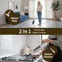 PUREBEAR 300°F Scrub & Steam Mop, Steam Cleaner With 13 Accessories